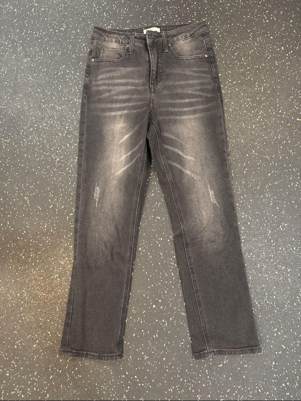 bp Women’s Straight Jeans in Washed Black
